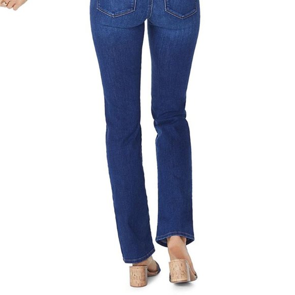 NYDJ | Marilyn Straight-Leg Medium Blue Cooper Jeans (Size:12) - Picture 3 of 12